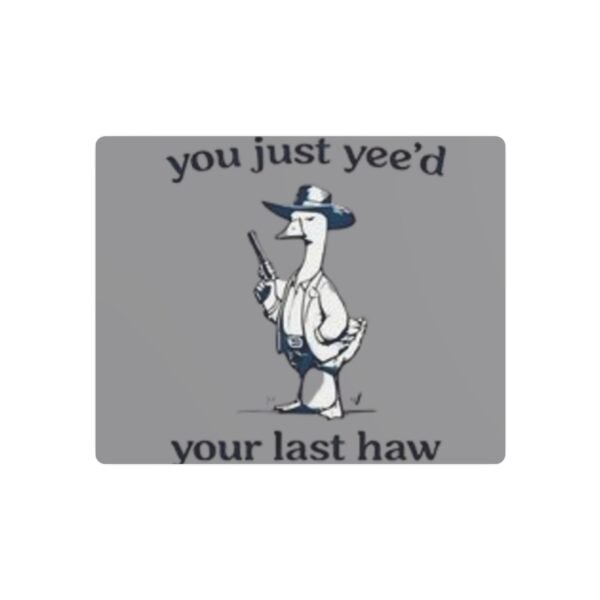 'You Just Yee'd Your Last Haw' Metal Art Sign - Image 5