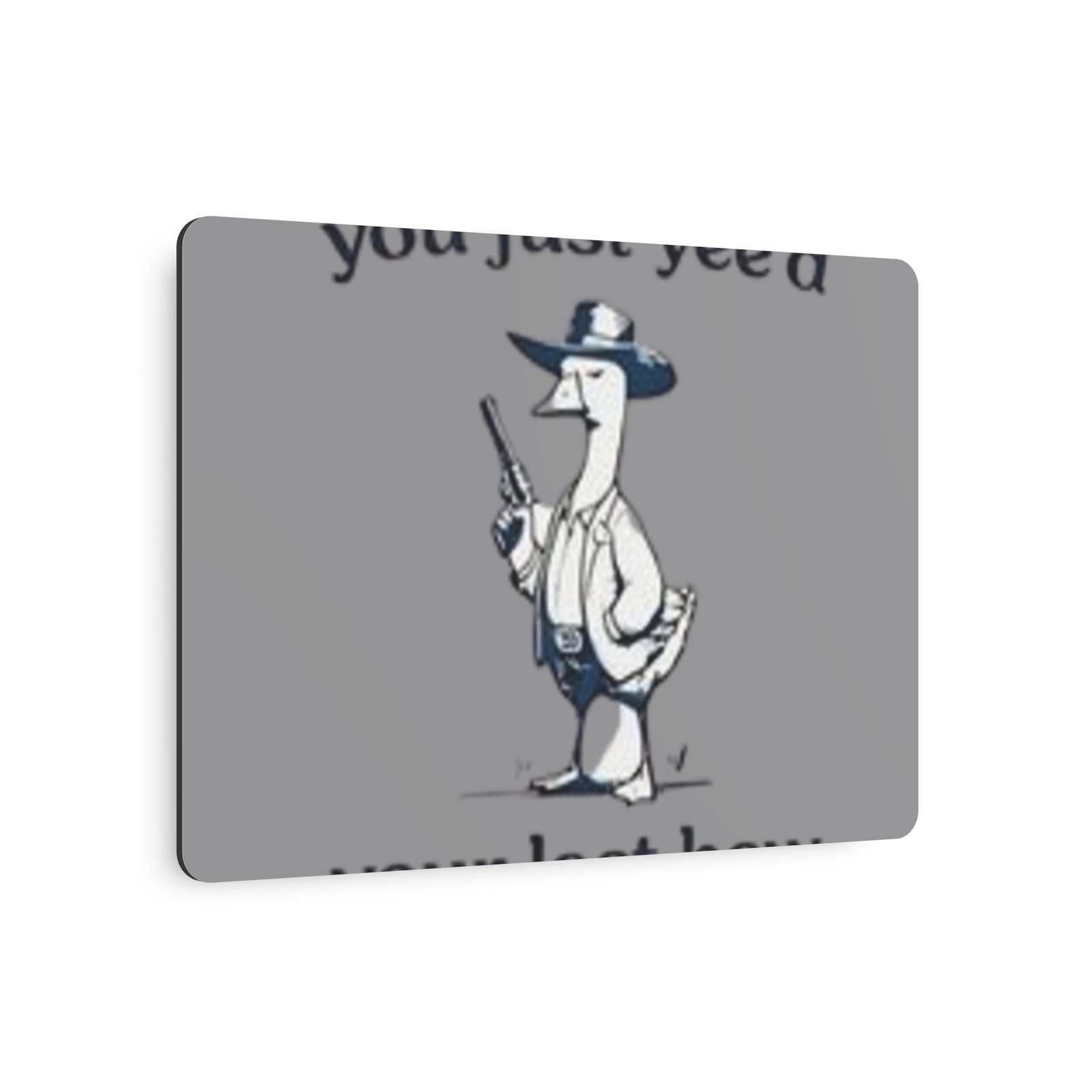 'You Just Yee'd Your Last Haw' Metal Art Sign - Image 3